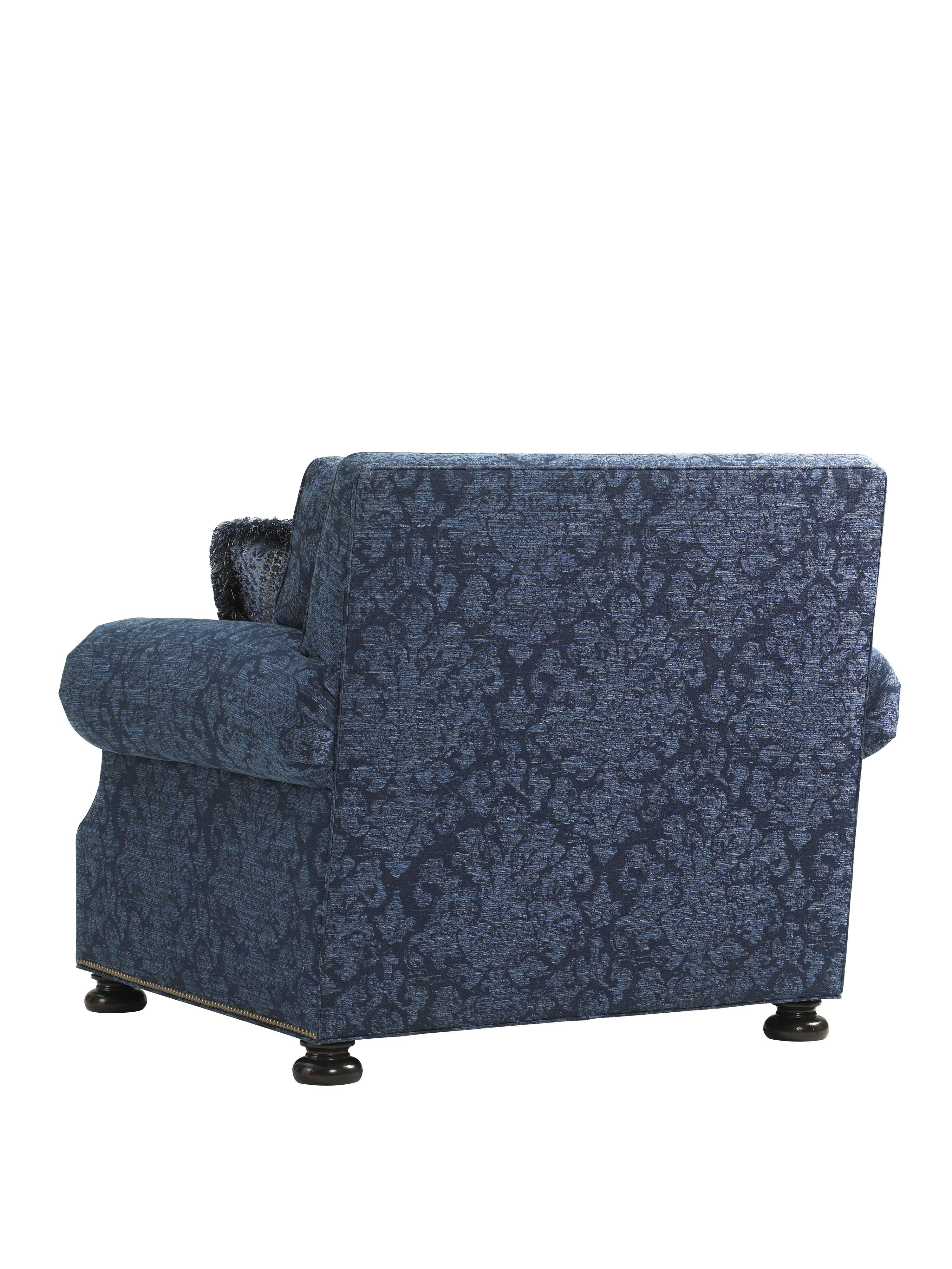 Chas blue floral 2025 armchair